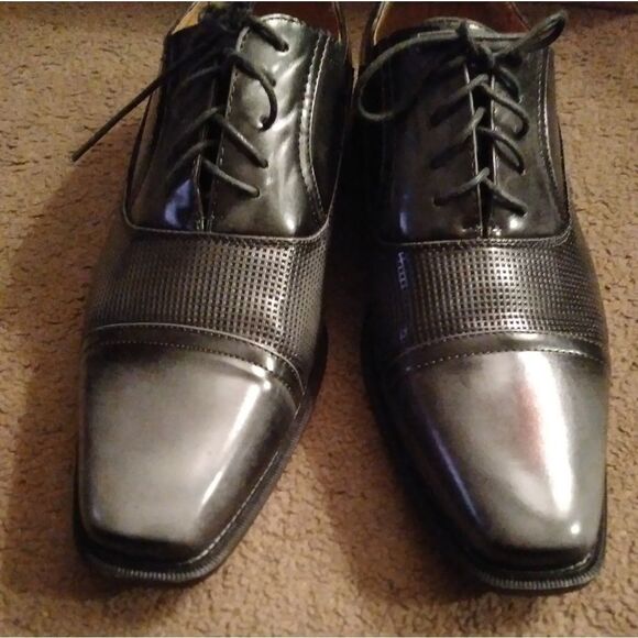 Antonio Cerrelli 6528 Grey Oxfords - Picture 5 of 7